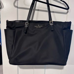 Kate Spade Diaper Bag with Changing pad Black